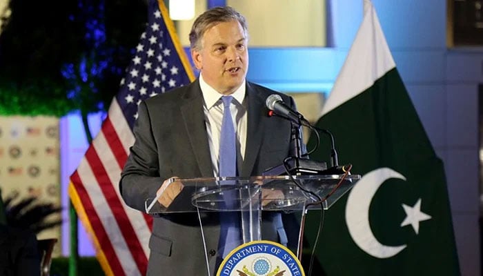 US Ambassador wants to see successful program of Pakistan with IMF Photo file