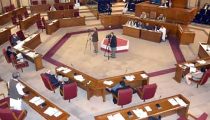 During the debate on load shedding in the Balochistan Assembly, the light went out Photo file