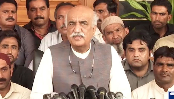 No democracy pact is being signed in Dubai, Khursheed Shah File photo