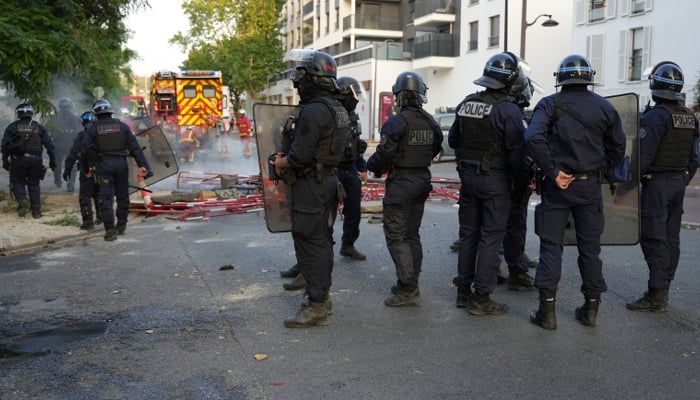 Another day of protest against the killing of a young man by the police in France Photo courtesy of Arab Media