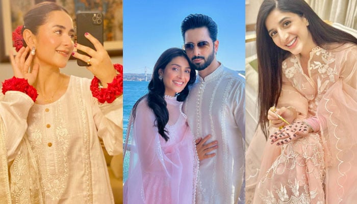 Showbiz stars adopted a unique style on Eid-ul-Azha