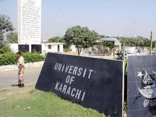 In University of Karachi, unknown persons took the student along