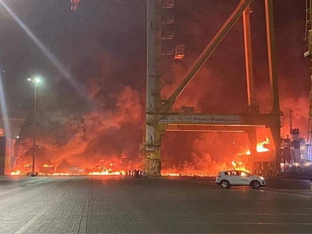 An explosion at an oil depot in the United Arab Emirates; 2 people were killed Diesel tank explodes in UAE; Photo: File