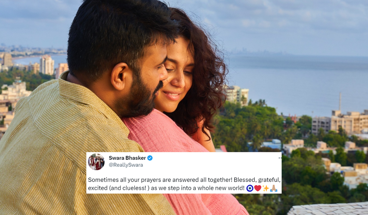 Indian cinema star Swara Bhaskar shared the big news with her fans