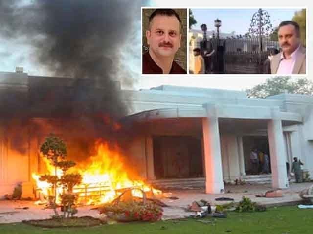 Jinnah House Attack; The miscreant who was declared to be an official of the agencies turned out to be a PTI worker (Photo: Video Grab)
