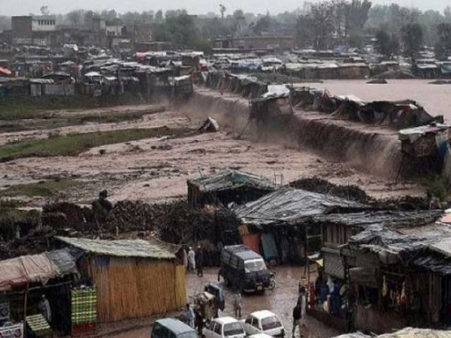 Destruction due to stormy rains in Khyber Pakhtunkhwa and Punjab, 19 people died, 125 injured