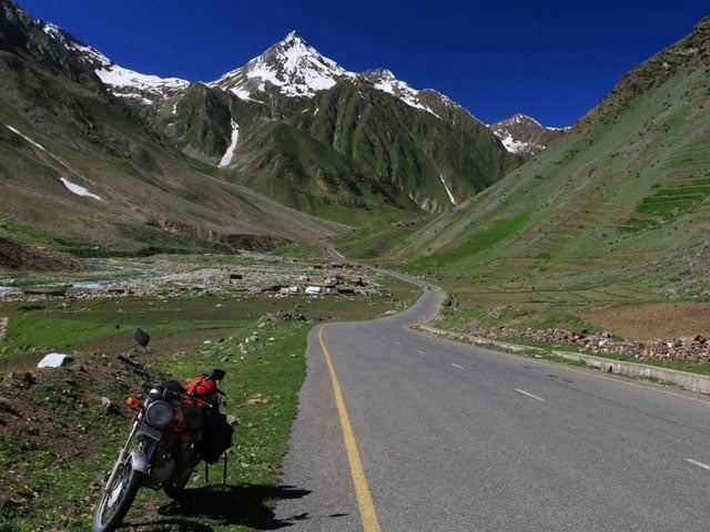 Balakot;  Babusar Naran highway was opened