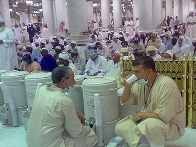 Zamzam water is a living miracle Zamzam water is a living miracle