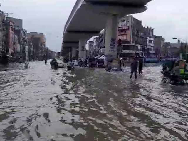 Record heavy pre-monsoon rain in Lahore, low-lying areas under water