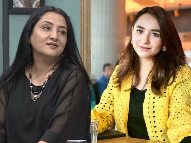 Nadia Afghan broke her silence on calling Yamuna Zaidi an underrated actress Nadia Afgan faced trolling for calling Yemeni Zaidi an overrated actress; Photo: File