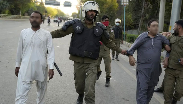 After release, PTI workers came to Zaman Park and were arrested