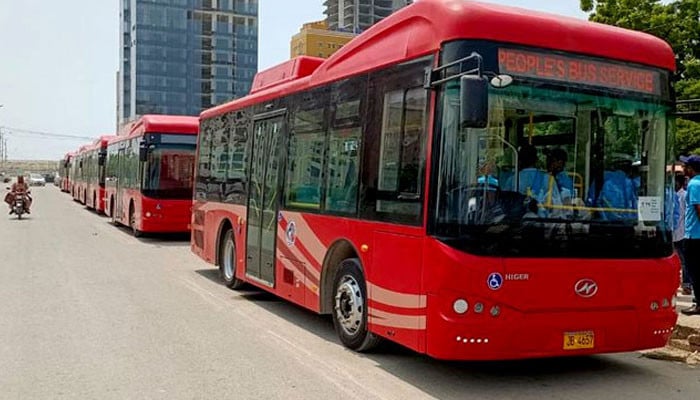 Announcement of making a dedicated lane for People's Bus on Shaara Faisal