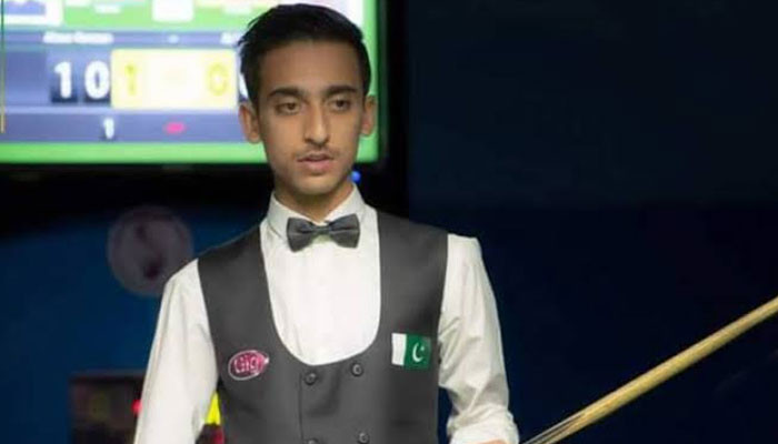 Asian Under-21 Snooker Championship, Pakistani cueist Ahsan Ramzan reached the semi-finals