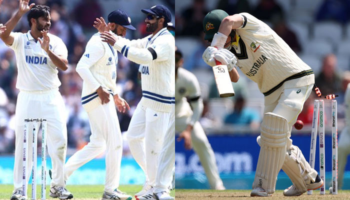 Australia bowled out for 469 runs in the first innings