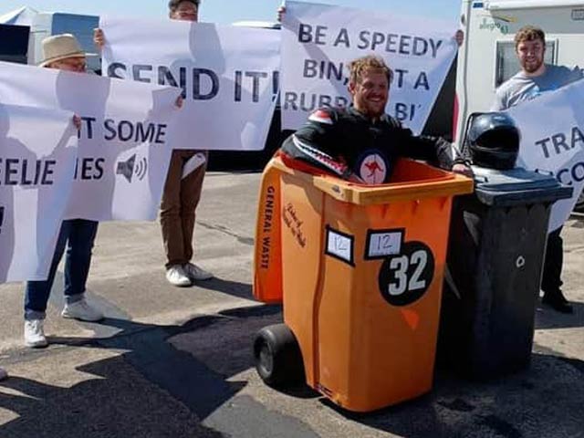 British Engineer Makes Running Trash Can, Video Goes Viral