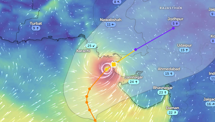 Cyclone Biparjoy has hit the coastal districts of the Indian state of Gujarat