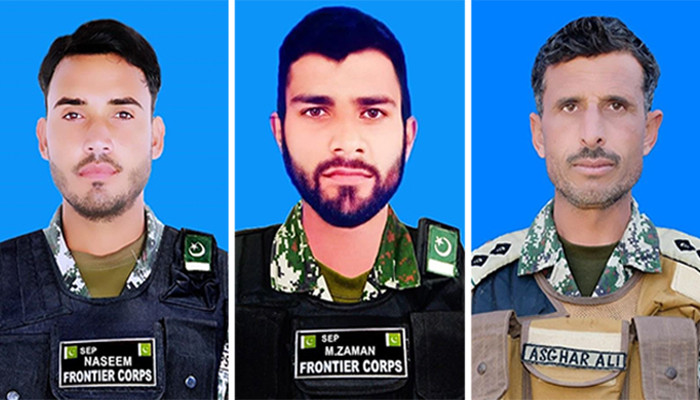 Exchange of fire, 3 soldiers of Pakistan Army were martyred, 3 terrorists were killed