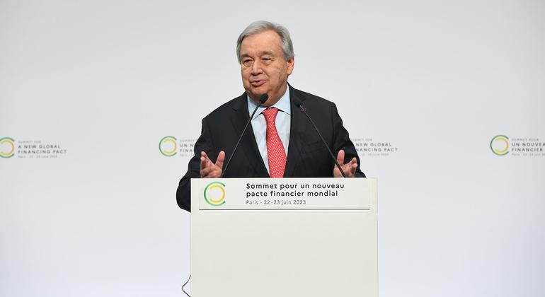 Financial system must evolve in ‘giant leap towards global justice’: Guterres