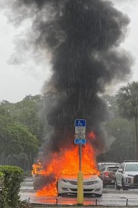 car fire 