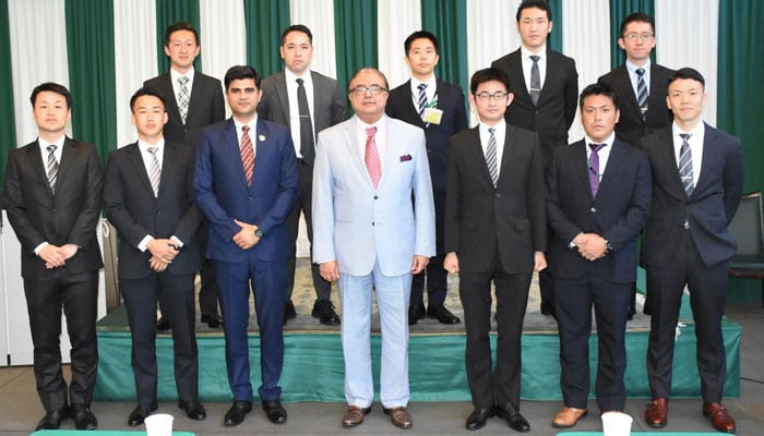 Important meeting of Pakistani Ambassador with delegation of Japan Ground Self Defense Forces