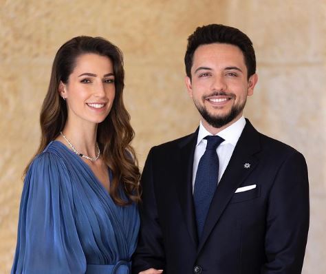 Jordan's Crown Prince Hussein tied the knot