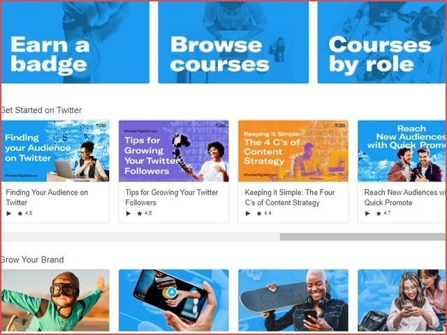 Launch of several free courses by TwitterFlight School