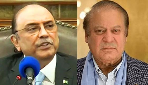 Long meeting of Nawaz Sharif and Asif Zardari in Dubai, discussion on seat adjustment