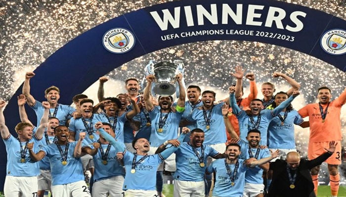 Manchester City won the UEFA Champions League title