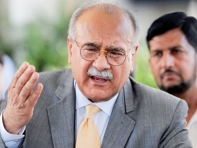 Najam Sethi withdrew from the election of PCB chairman