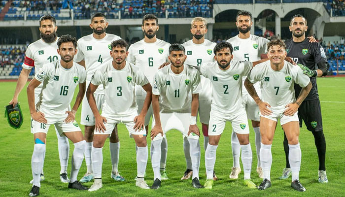 Pakistan football team downgraded in ranking after consecutive defeats