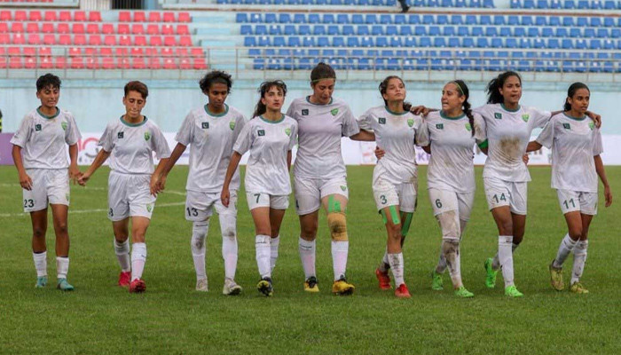 Pakistan women football team will play friendly matches against Singapore next month