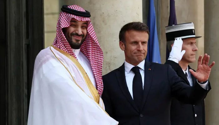 Paris, French President and Saudi Crown Prince meet