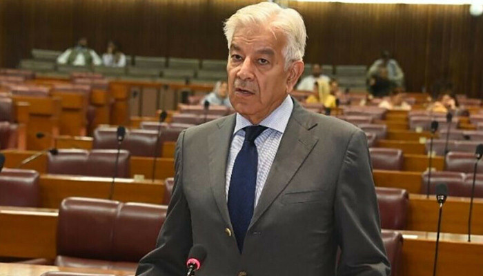 Police is ahead in power, police is behind when not in power: Khawaja Asif