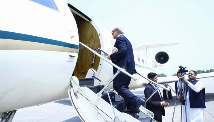 Prime Minister Shahbaz Sharif left for France