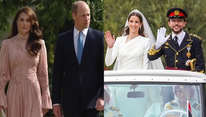 Prince William and Kate attend the wedding of the Crown Prince of Jordan, video goes viral