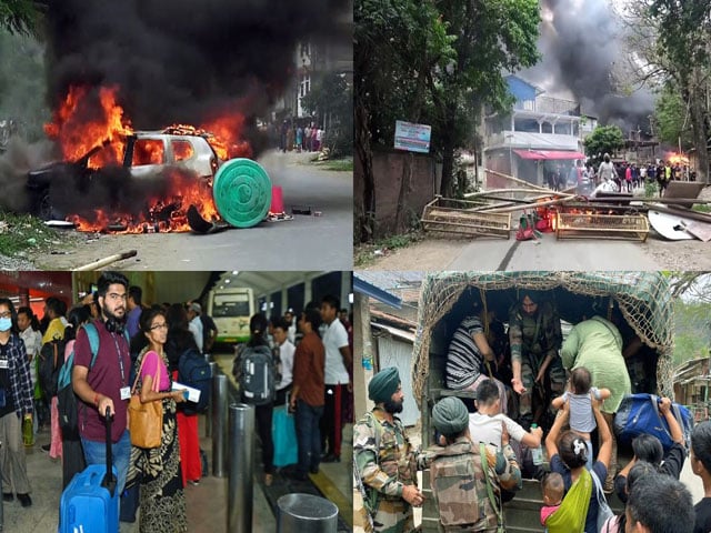 Racial riots broke out again in the Indian state of Manipur; 9 people were killed