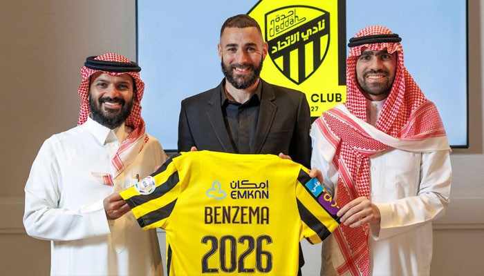 Real Madrid's Karim Benzema also joined the Saudi club