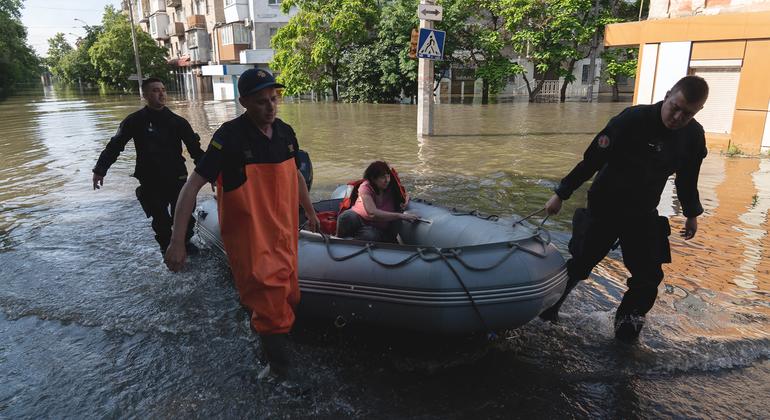 Russia declines UN request for aid access to areas flooded by Ukraine dam breach