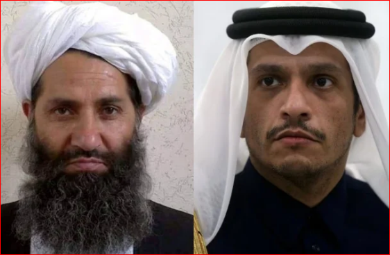 Secret talks between the Qatari prime minister and the emir of the Taliban