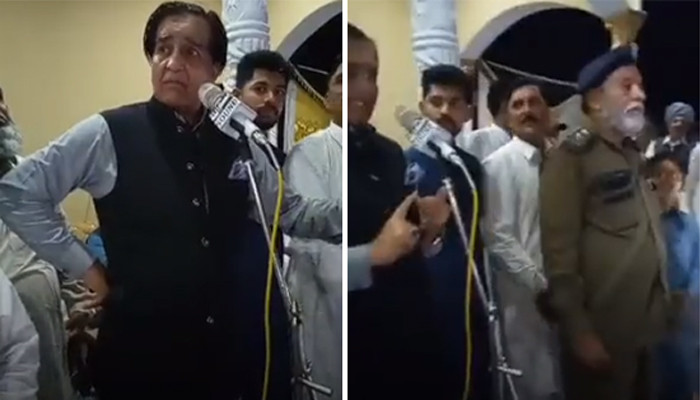 Sub-inspector humiliated by Speaker Raja Pervaiz Ashraf's brother, video goes viral