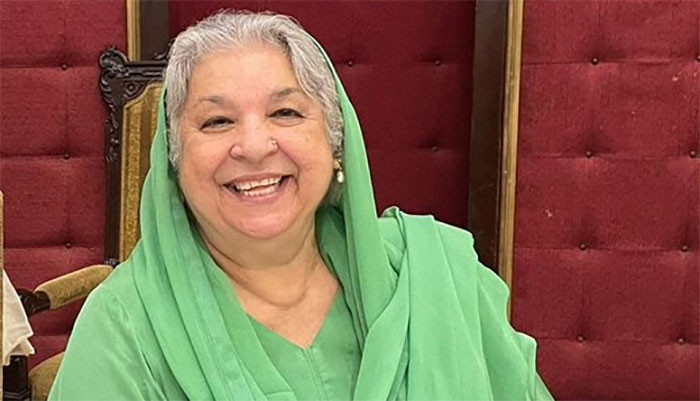 The forensic lab report proved the presence of Yasmin Rashid outside Jinnah House