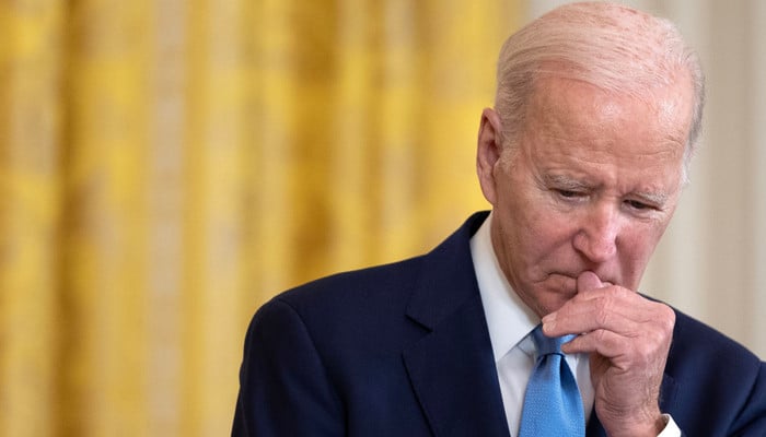 US President Joe Biden is troubled by a toothache