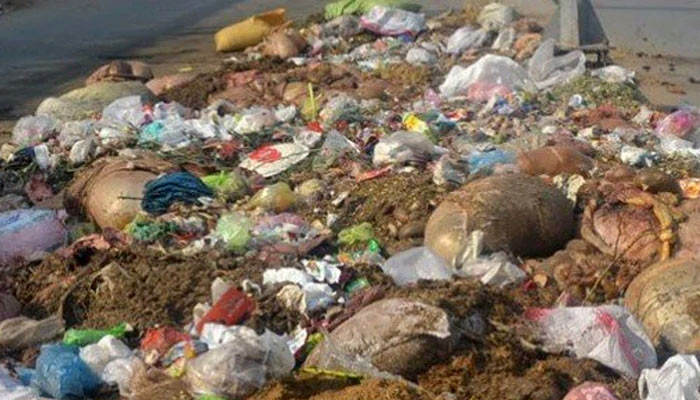 What arrangements have been made for waste disposal in Karachi?