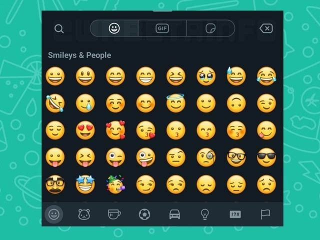 WhatsApp has changed the emoji keyboard