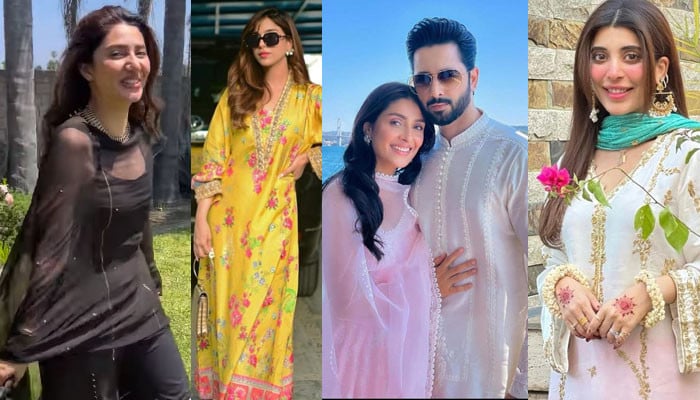 On the occasion of Eid, the artists made a big splash on social media