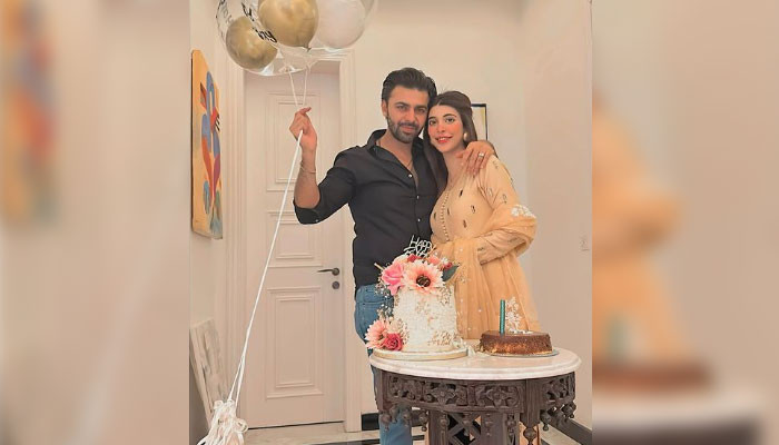 Farhan Saeed wishes Urwa Hussain a beautiful birthday