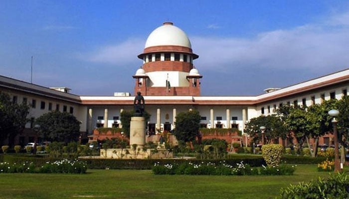 Formation of a bench to hear the petitions related to the special status of Occupied Kashmir Indian Supreme Court, file photo