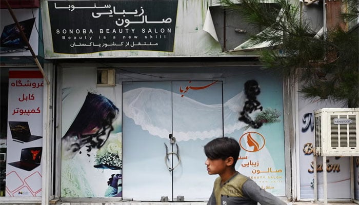 Ban on beauty parlors is new crackdown on women's rights, UN Courtesy: The Independent.