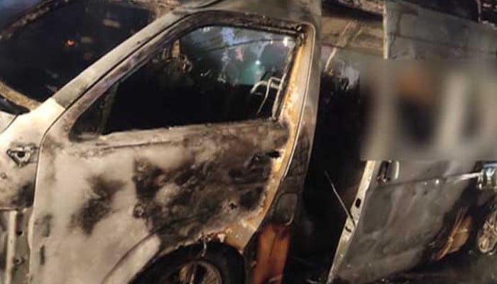 Sargodha, 7 people died after a cylinder burst in a passenger van File photo