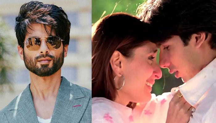 Shahid Kapoor's lips on the inappropriate viral video of the past with Kareena Kapoor Collage Photo: File